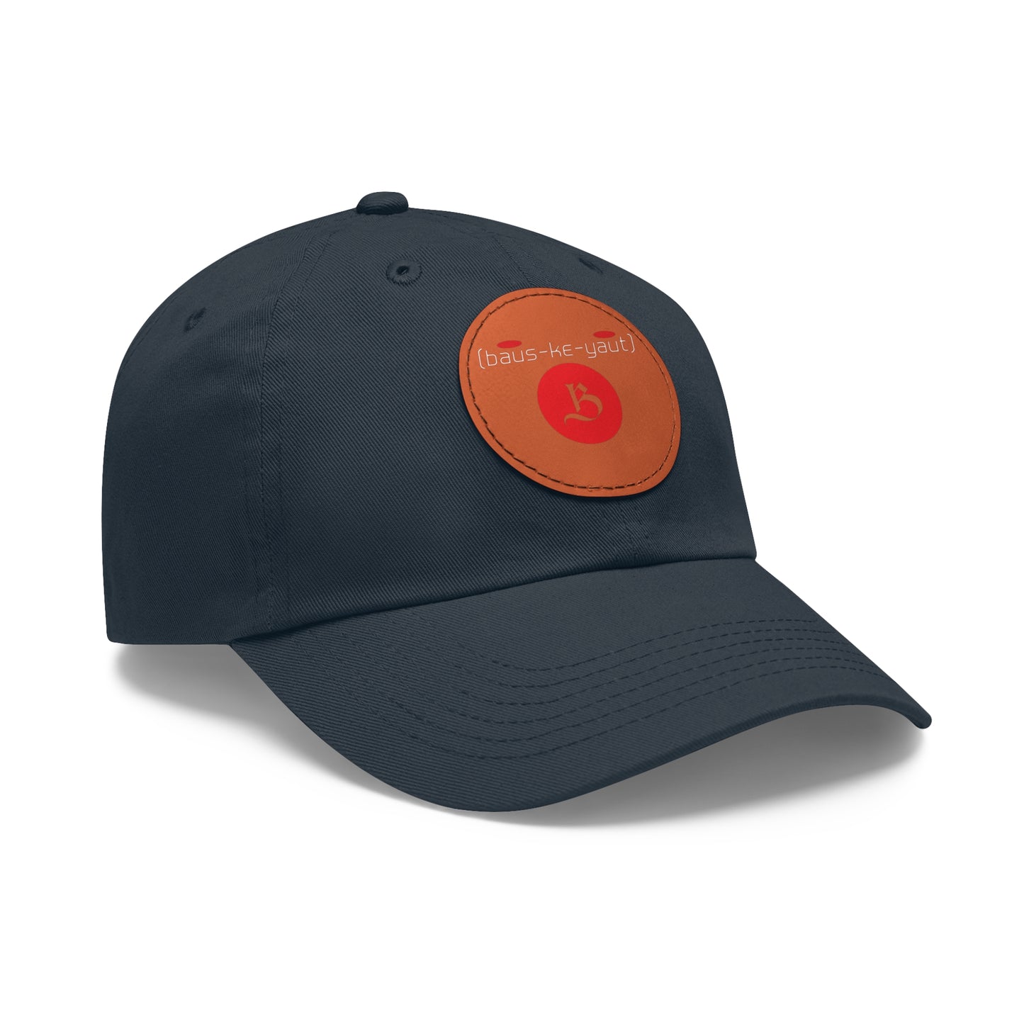 Bauskyaut - Dad Hat with Leather Patch - Pronounce