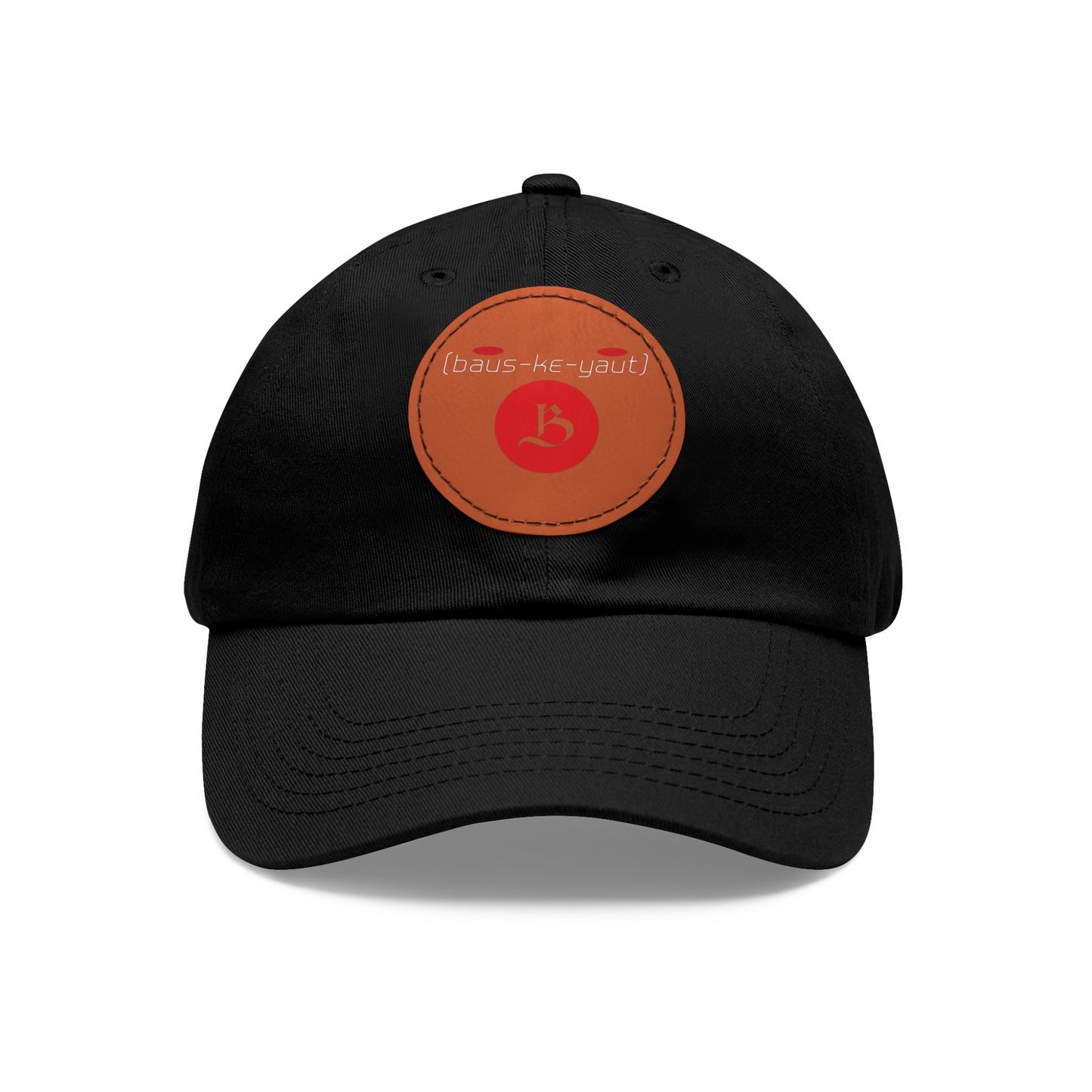 Bauskyaut - Dad Hat with Leather Patch - Pronounce