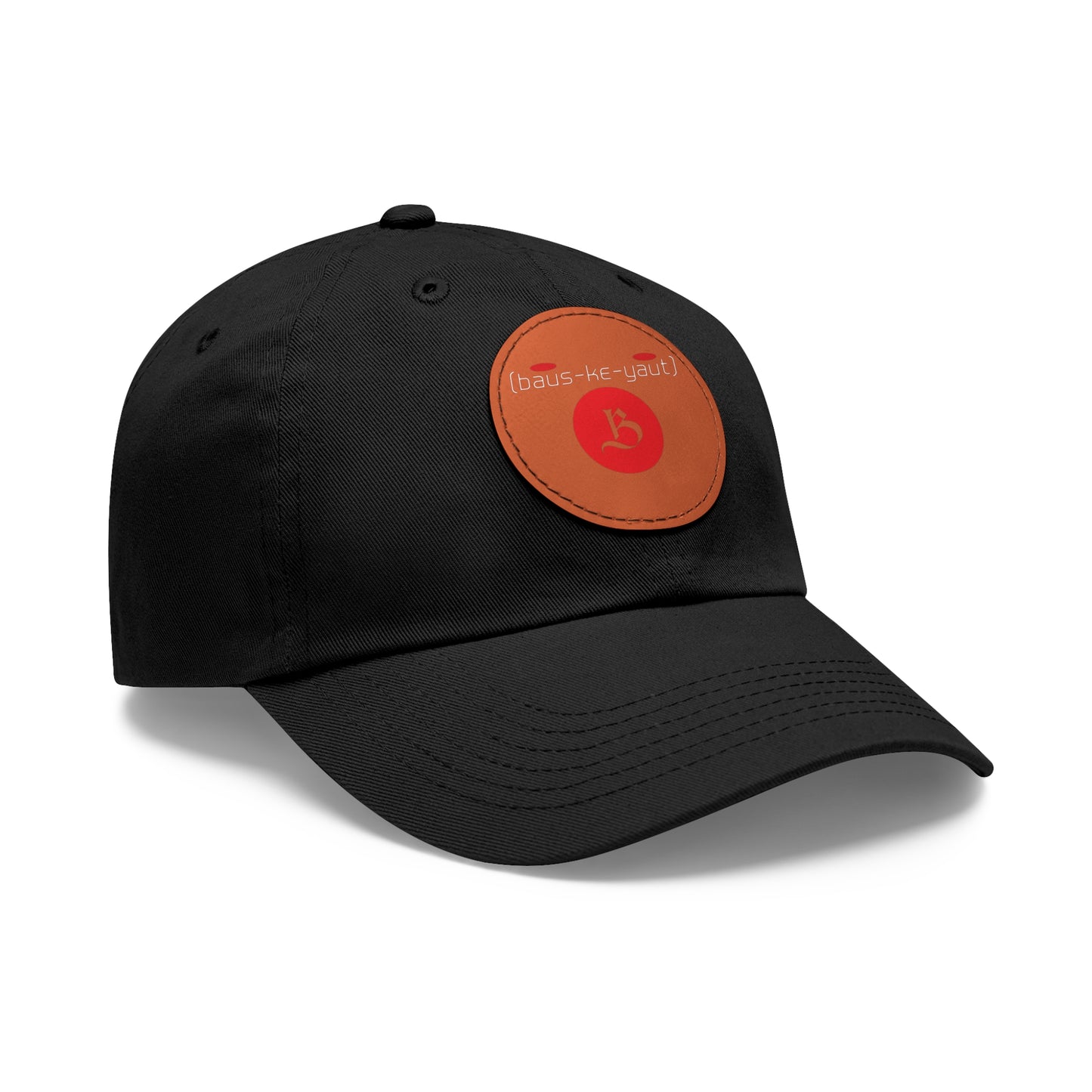 Bauskyaut - Dad Hat with Leather Patch - Pronounce