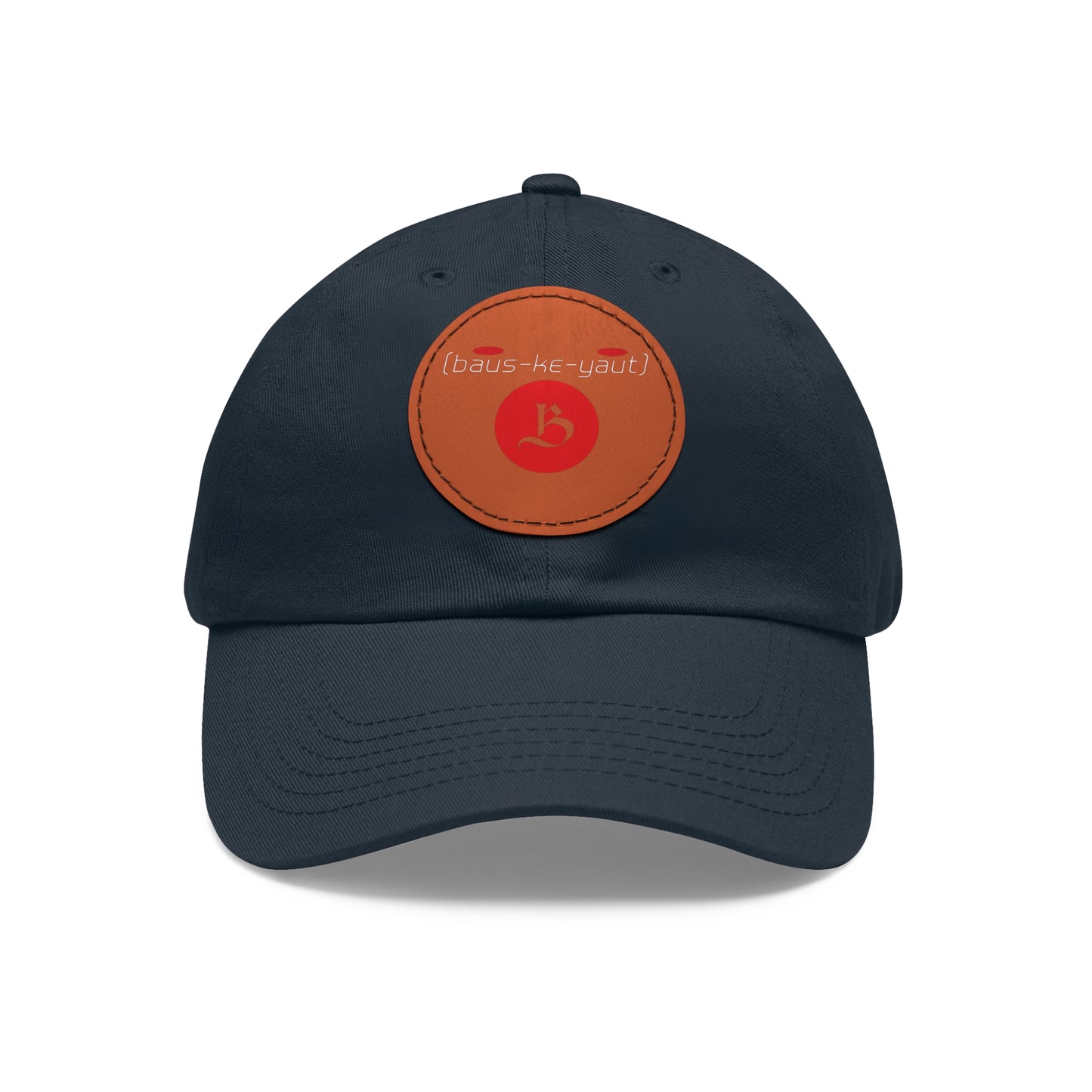 Bauskyaut - Dad Hat with Leather Patch - Pronounce