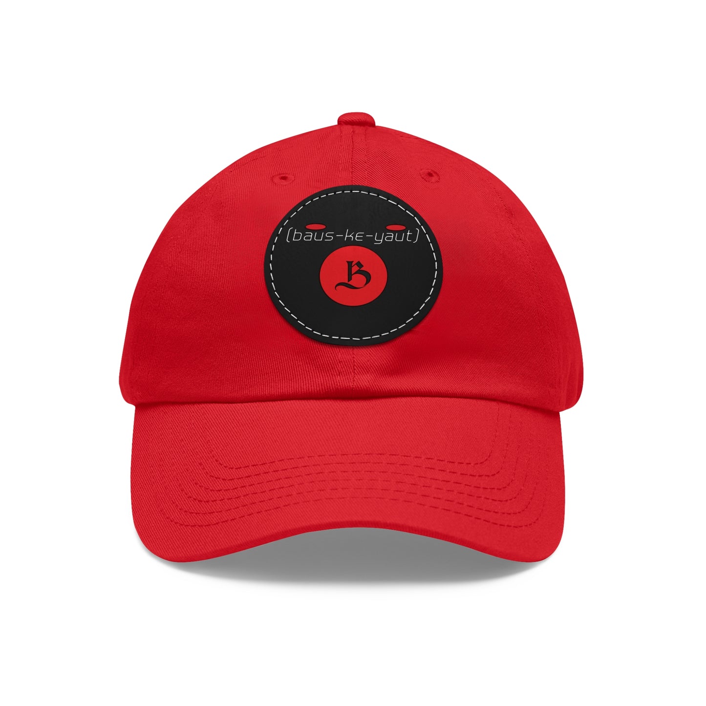 Bauskyaut - Dad Hat with Leather Patch - Pronounce