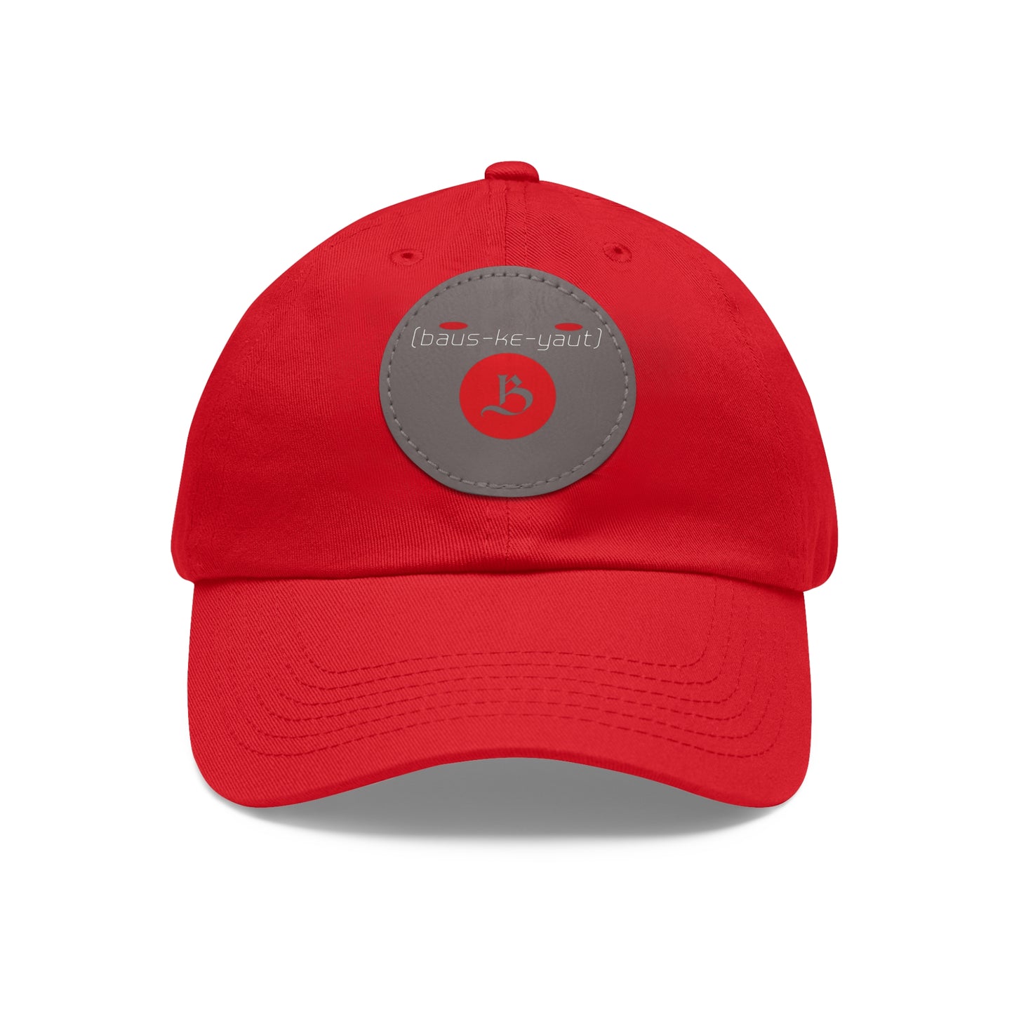 Bauskyaut - Dad Hat with Leather Patch - Pronounce