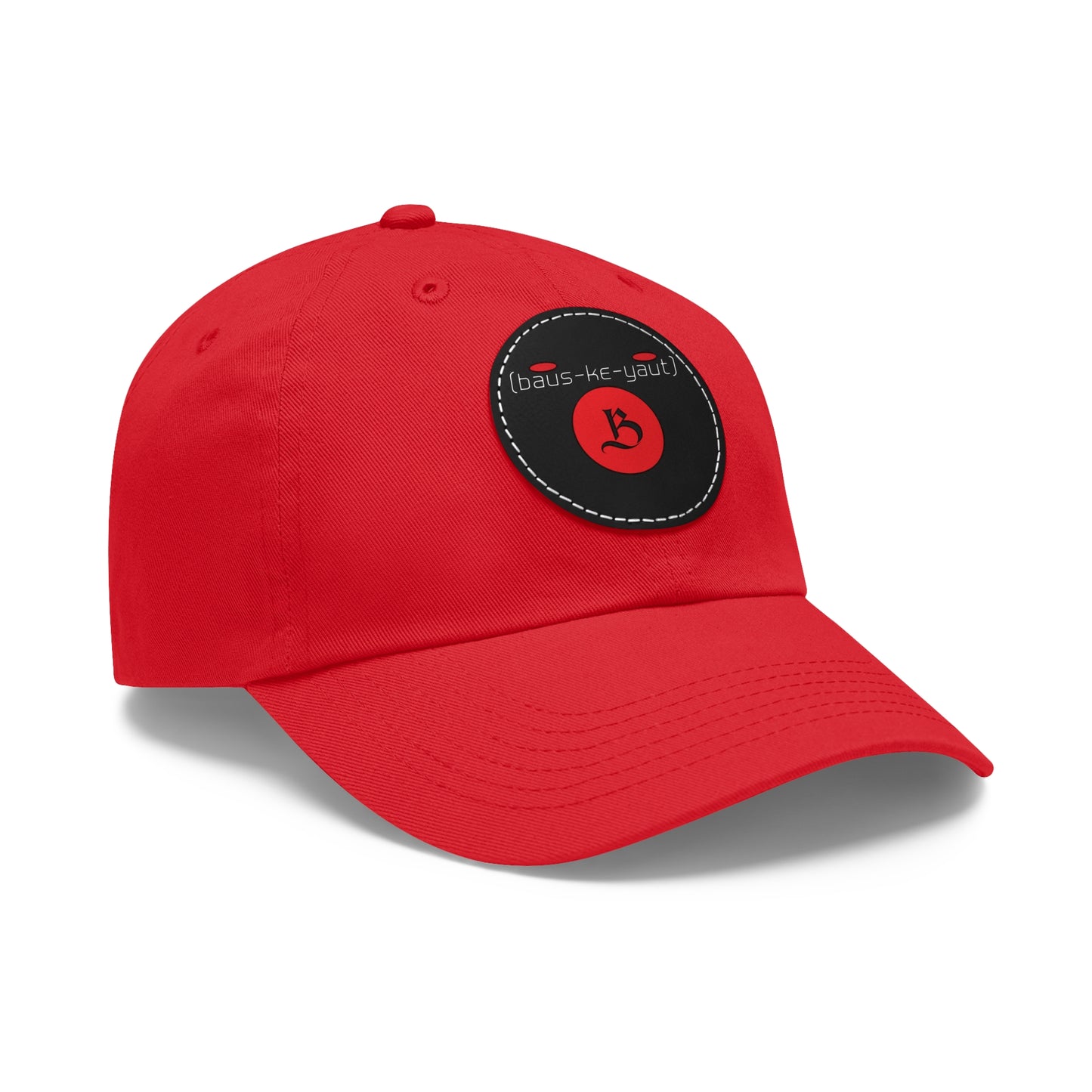 Bauskyaut - Dad Hat with Leather Patch - Pronounce