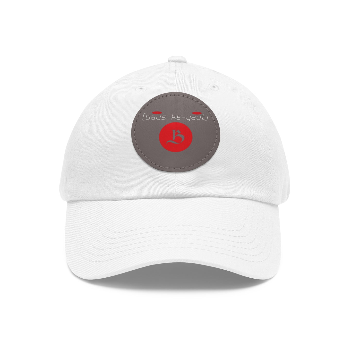 Bauskyaut - Dad Hat with Leather Patch - Pronounce