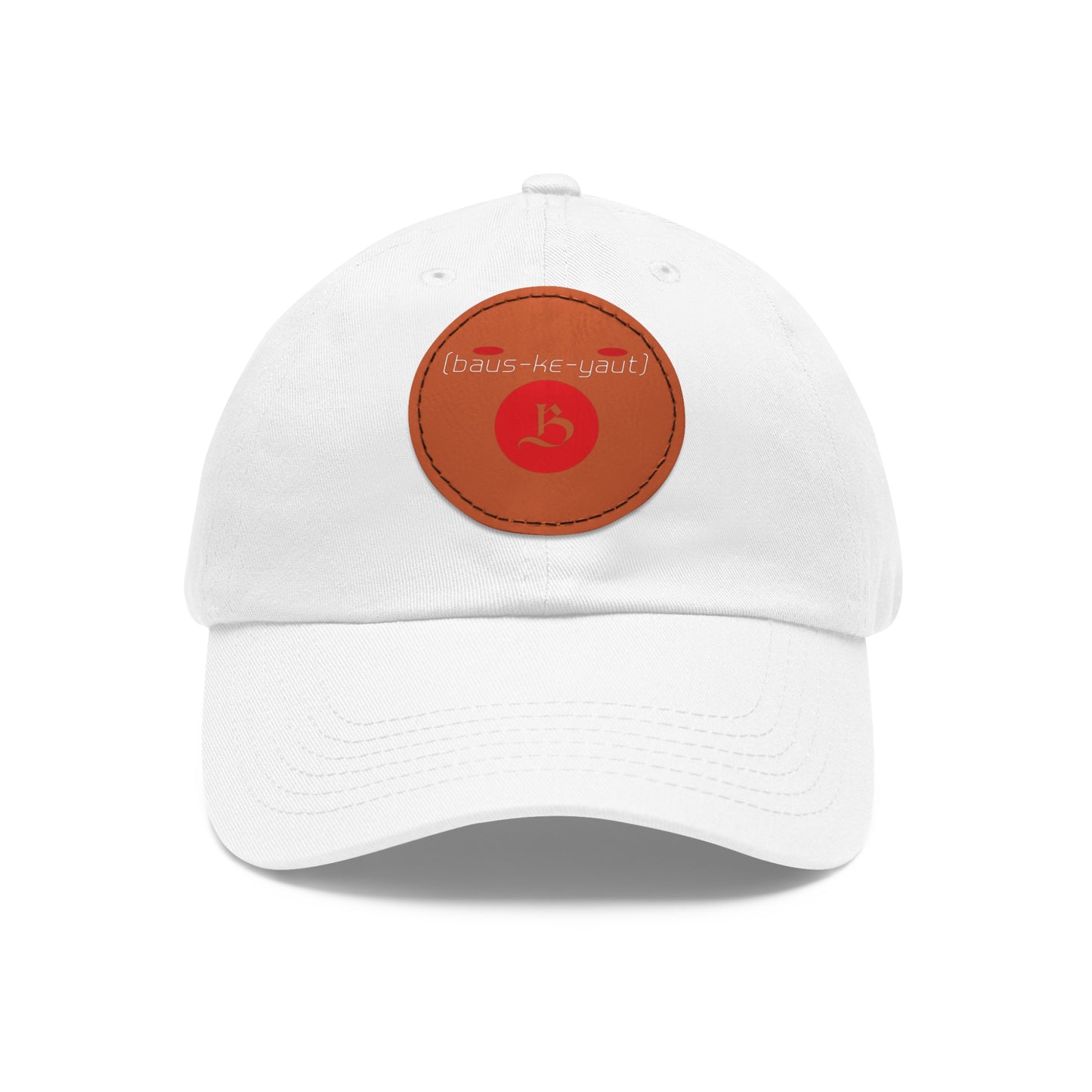 Bauskyaut - Dad Hat with Leather Patch - Pronounce